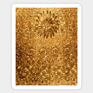 Golden Glamour Bling Bling Sticker